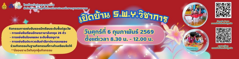 เปิดบ้าน S.W.Y.วิชาการ